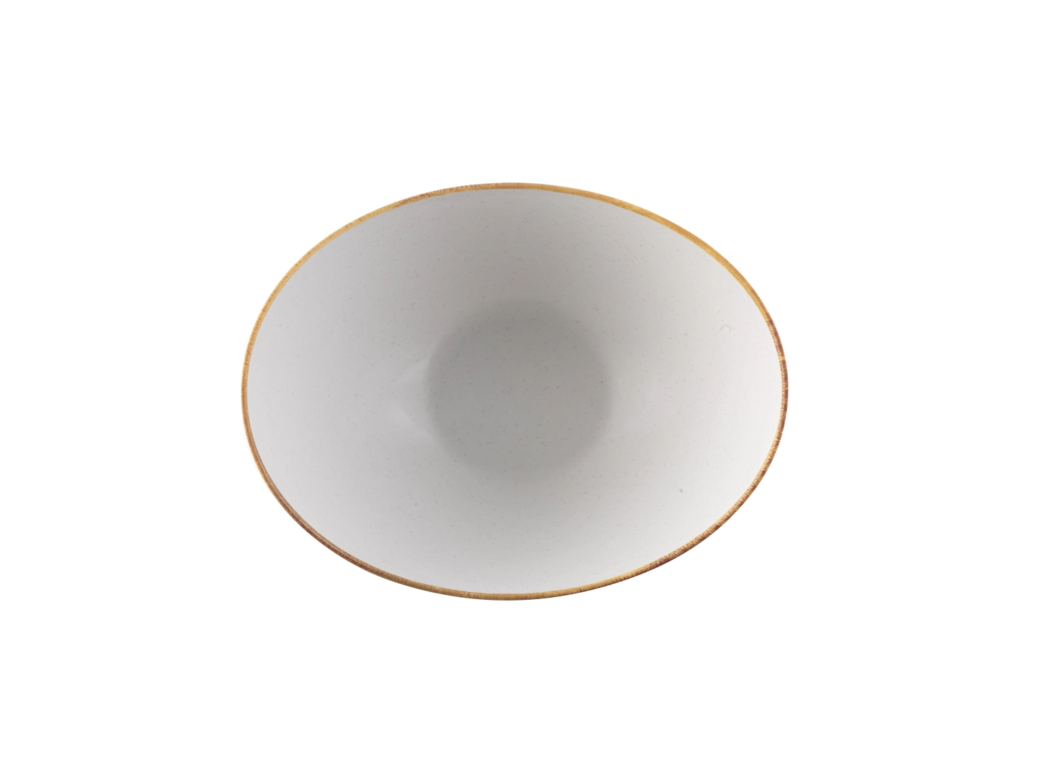 Stonecast Melamine Barley White Buffet Bowl
