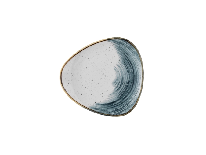 Stonecast accents blueberry triangle assiette 26.5cm