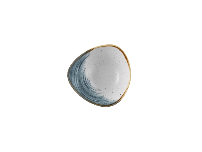 Stonecast accents blueberry triangle assiette creuse 18.5c