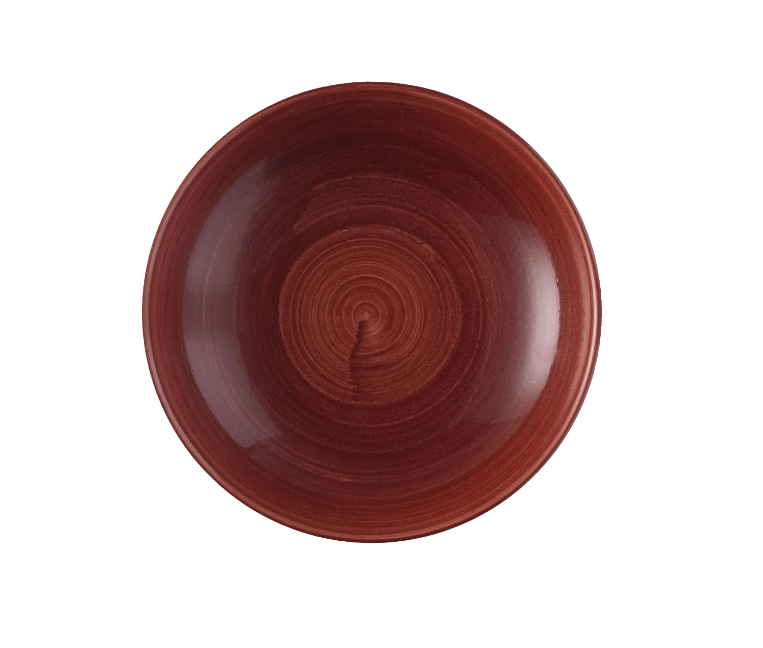 Stonecast patina red rust coupe assiette creuse 24.8cm