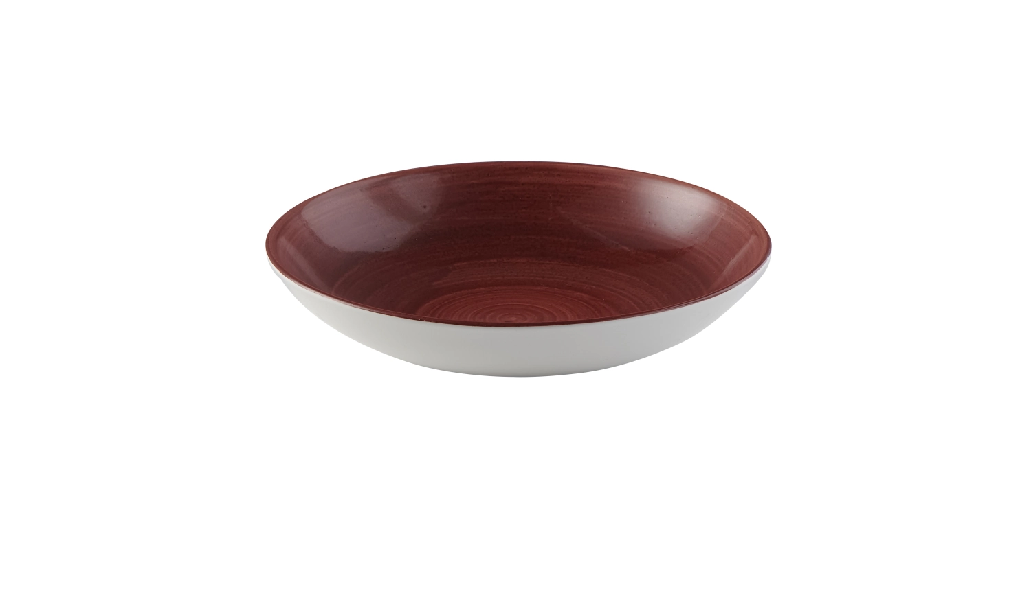 Stonecast patina red rust coupe assiette creuse 24.8cm