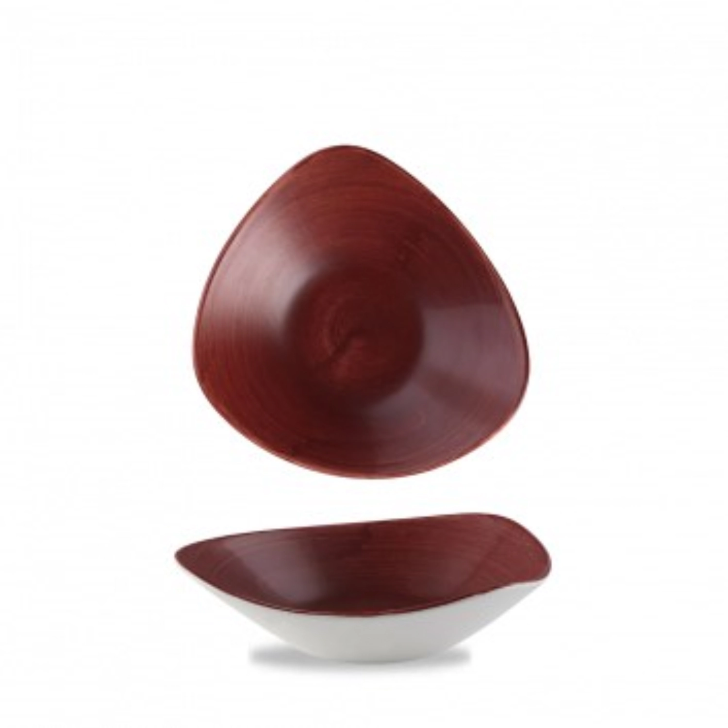 Stonecast Patina Red Rust Triangel Schüssel