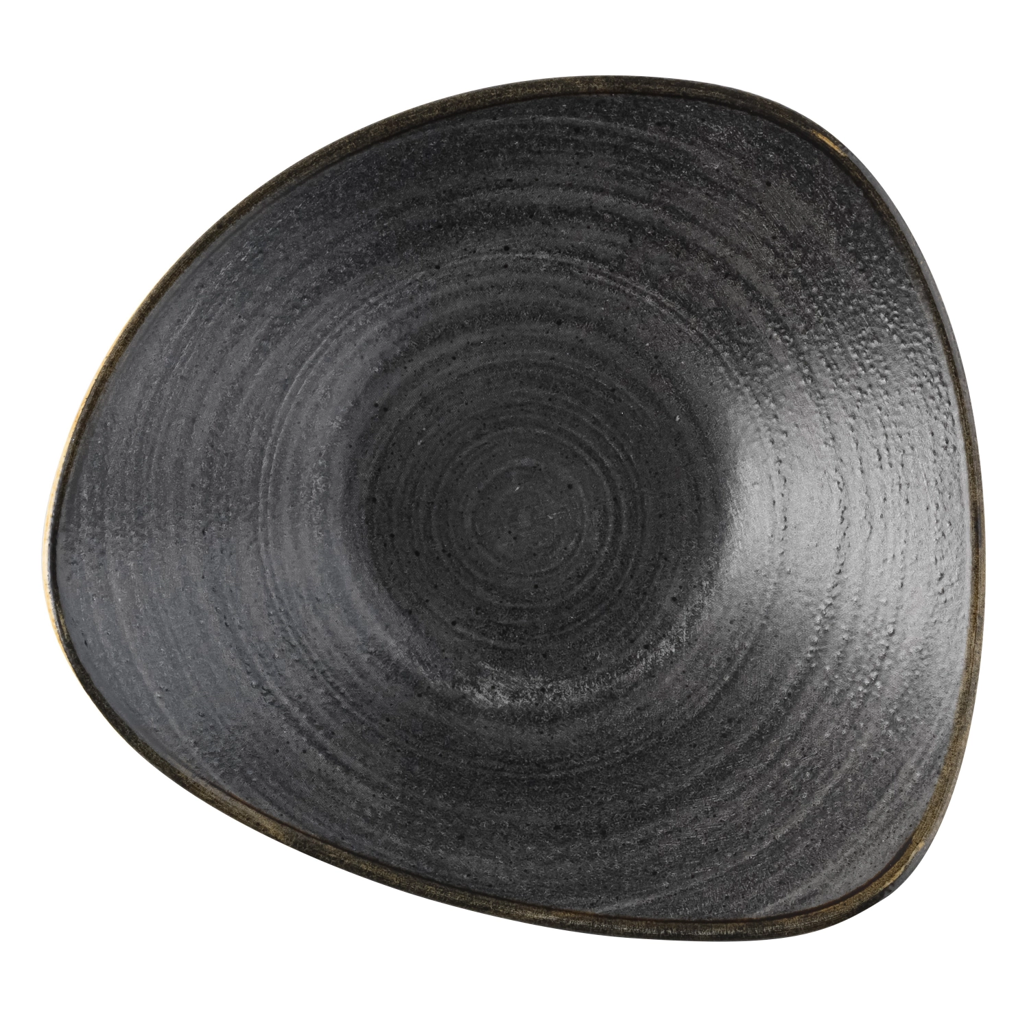 Stonecast Raw Black Triangel Schüssel