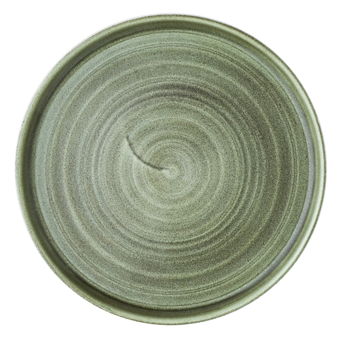 Stonecast Patina Burnished Green Walled Teller