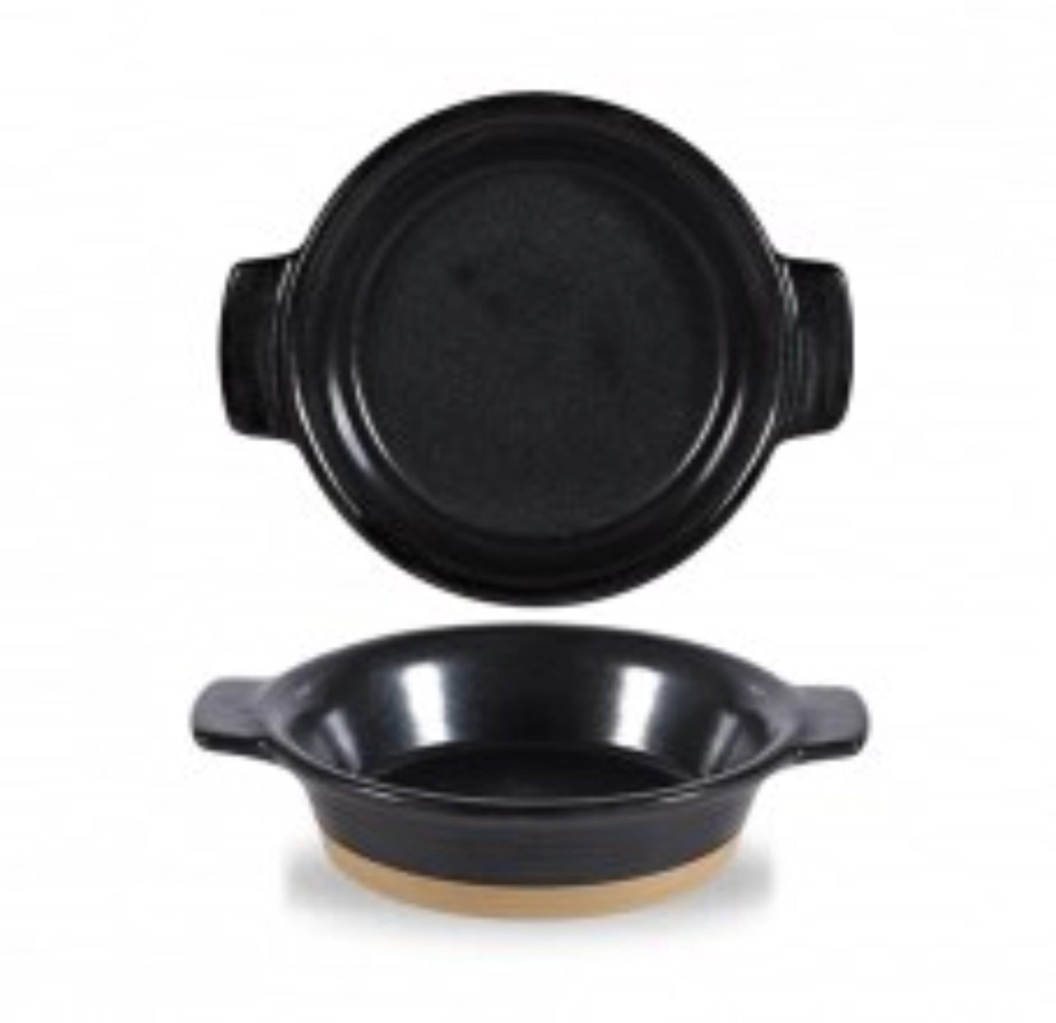 Plat igneous noir 14cm