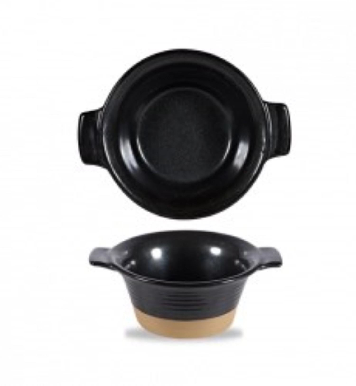 Plat indivuduel igneous noir 14cm