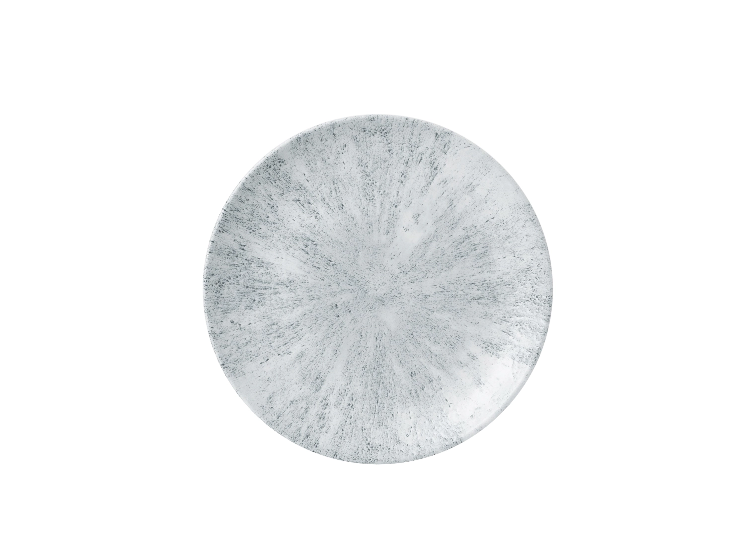 Assiette coupe plate stone pearl grey 26cm