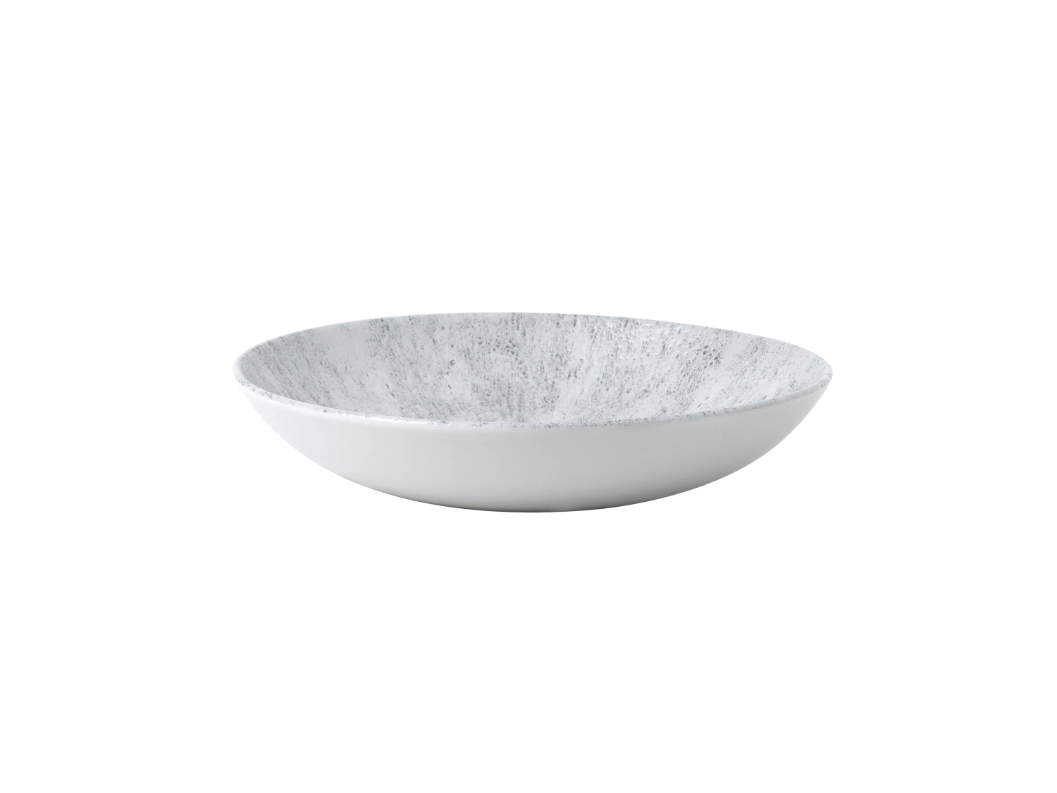 Assiette creuse stone pearl grey 24.8cm 113.6cl