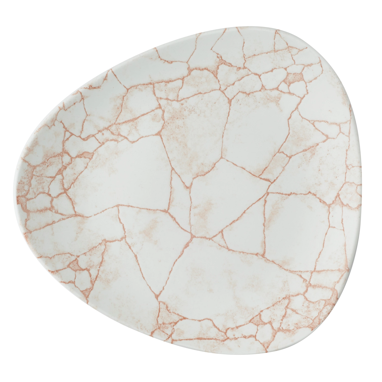 S.P. Kintsugi Coral Triangle Assiette plate