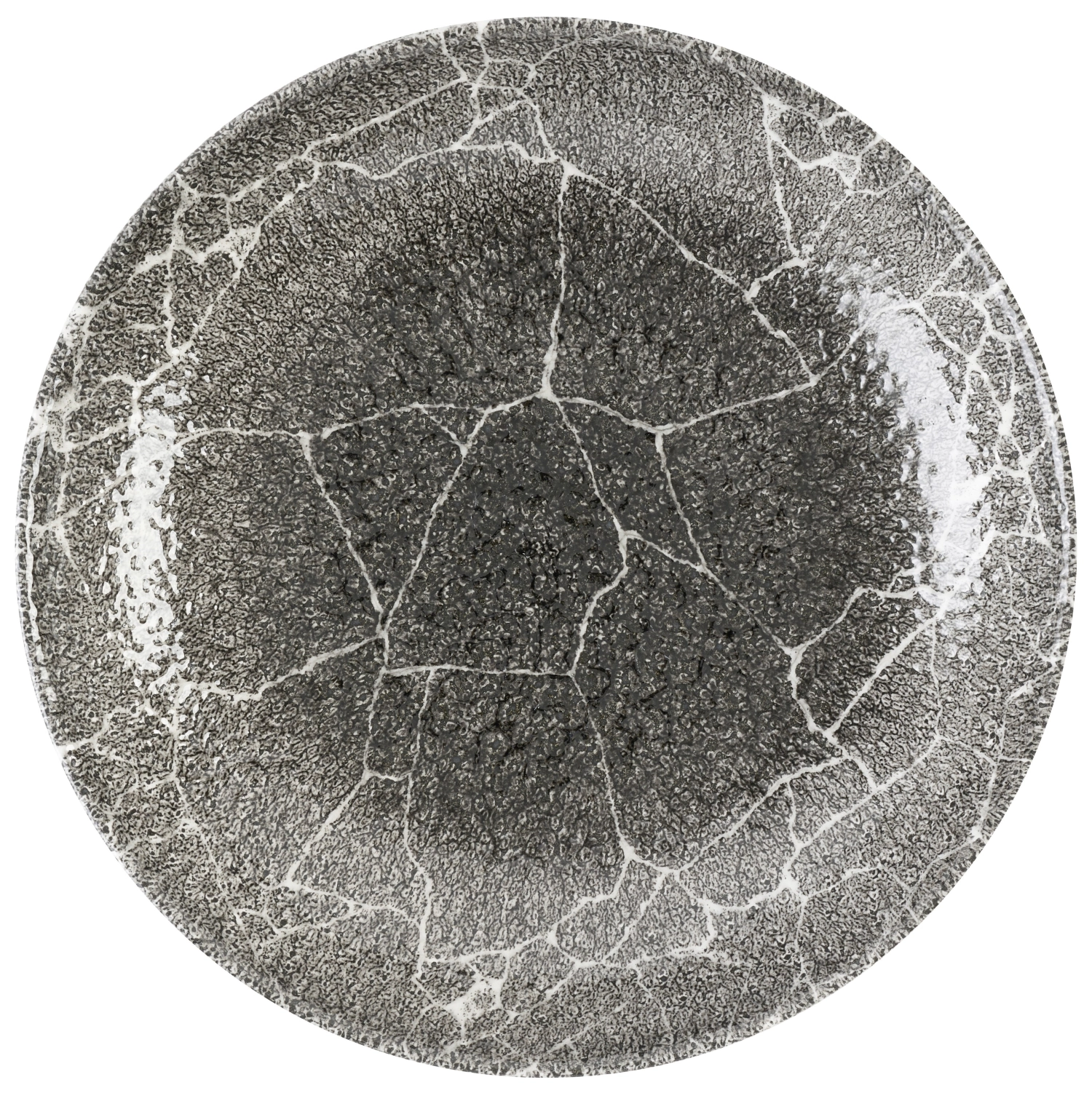 S.P. Kintsugi Reverse Quartz Black Coupe Assiette creuse