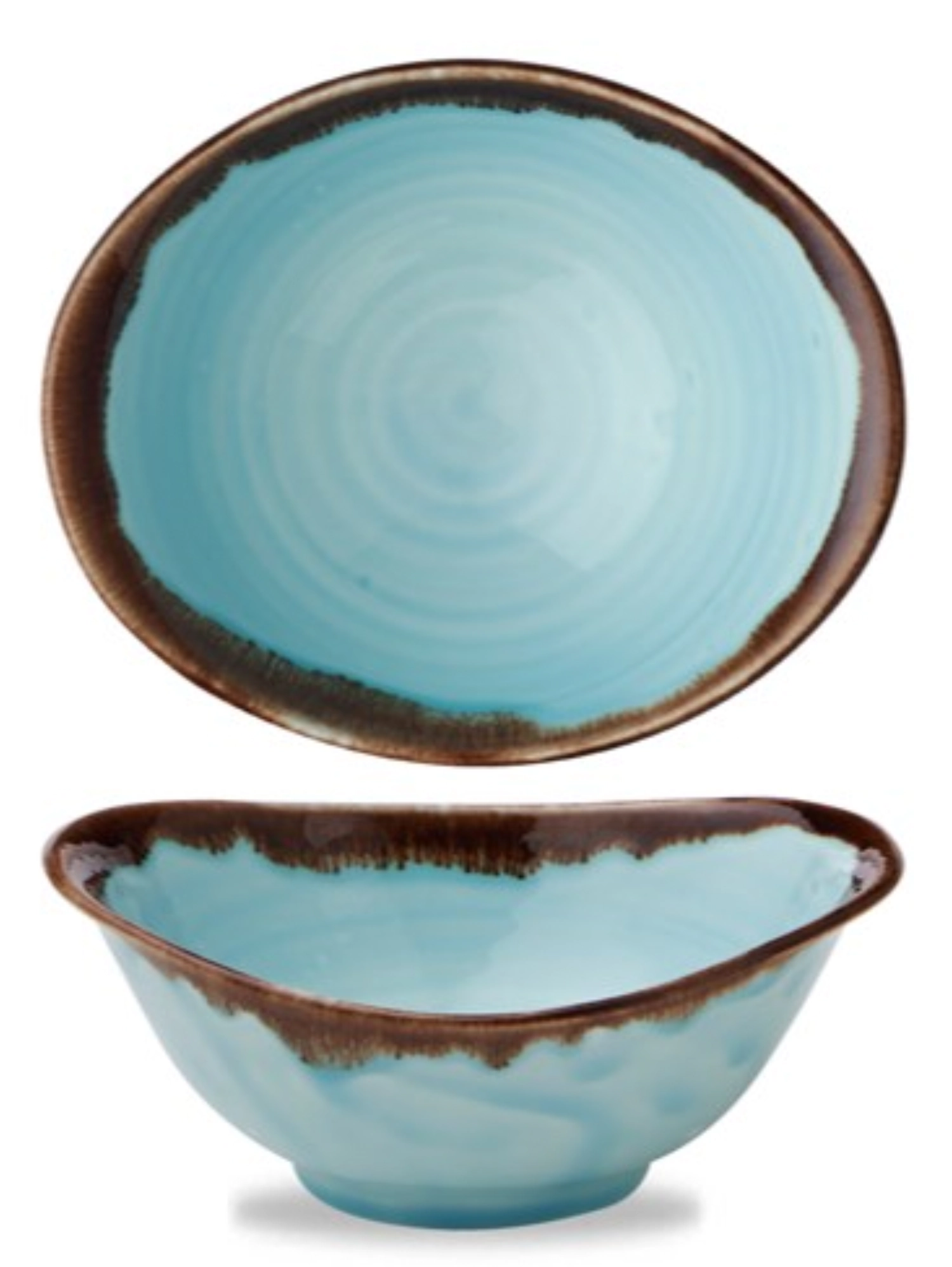 Harvest Turquoise Schüssel oval
