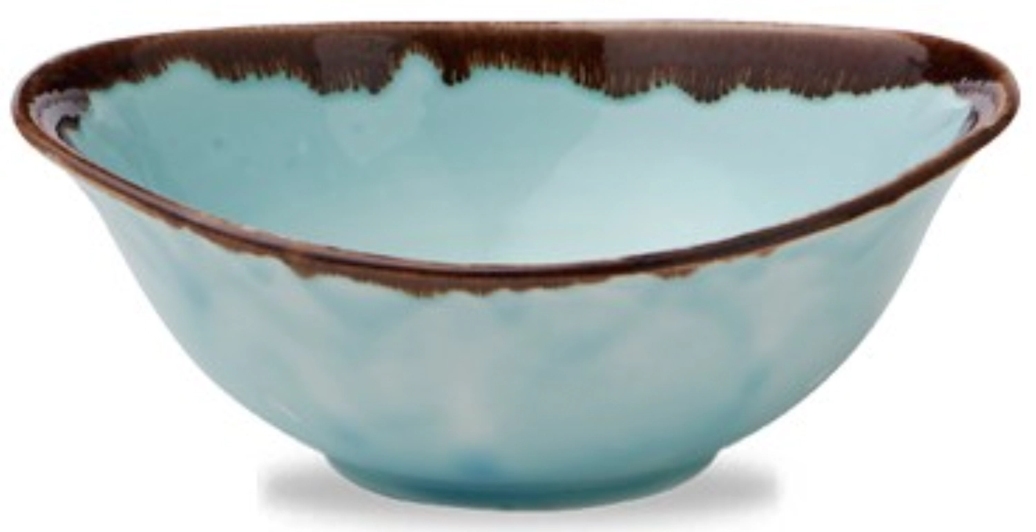 Harvest Turquoise Schüssel tief oval