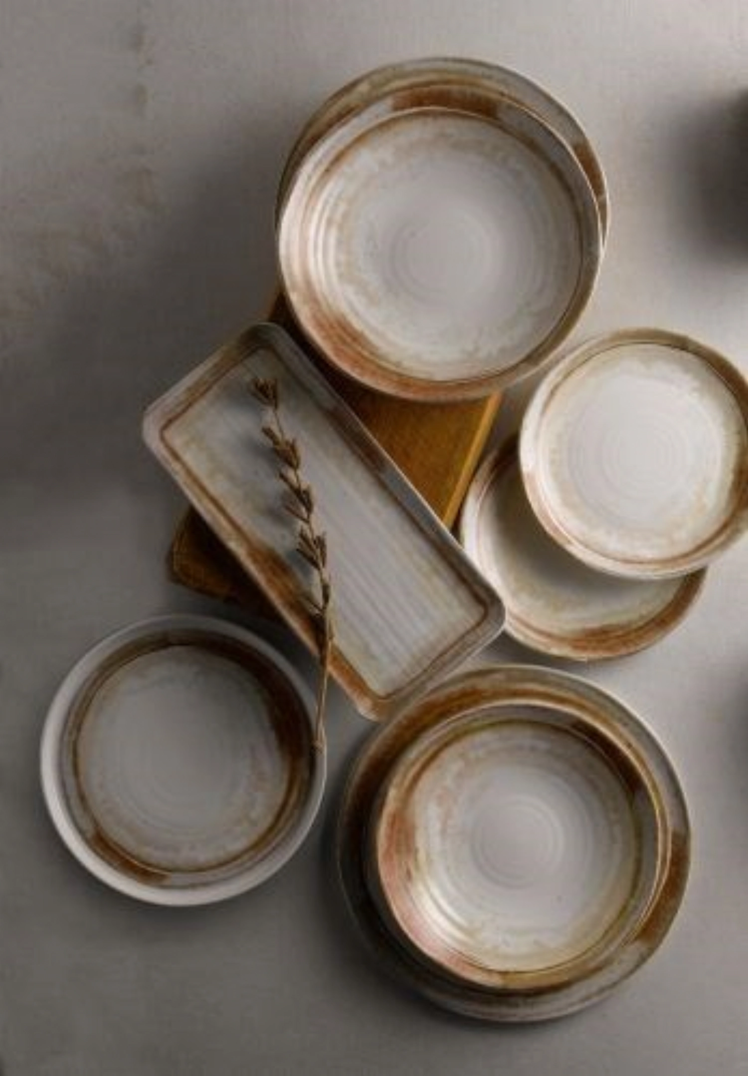 The Makers Collection Finca Sandstone Organic Coupe Bowl