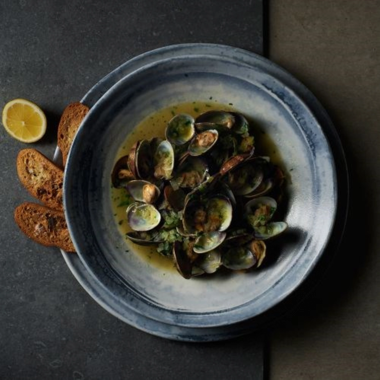 The Makers Collection Finca Limestone Organic Coupe Bowl