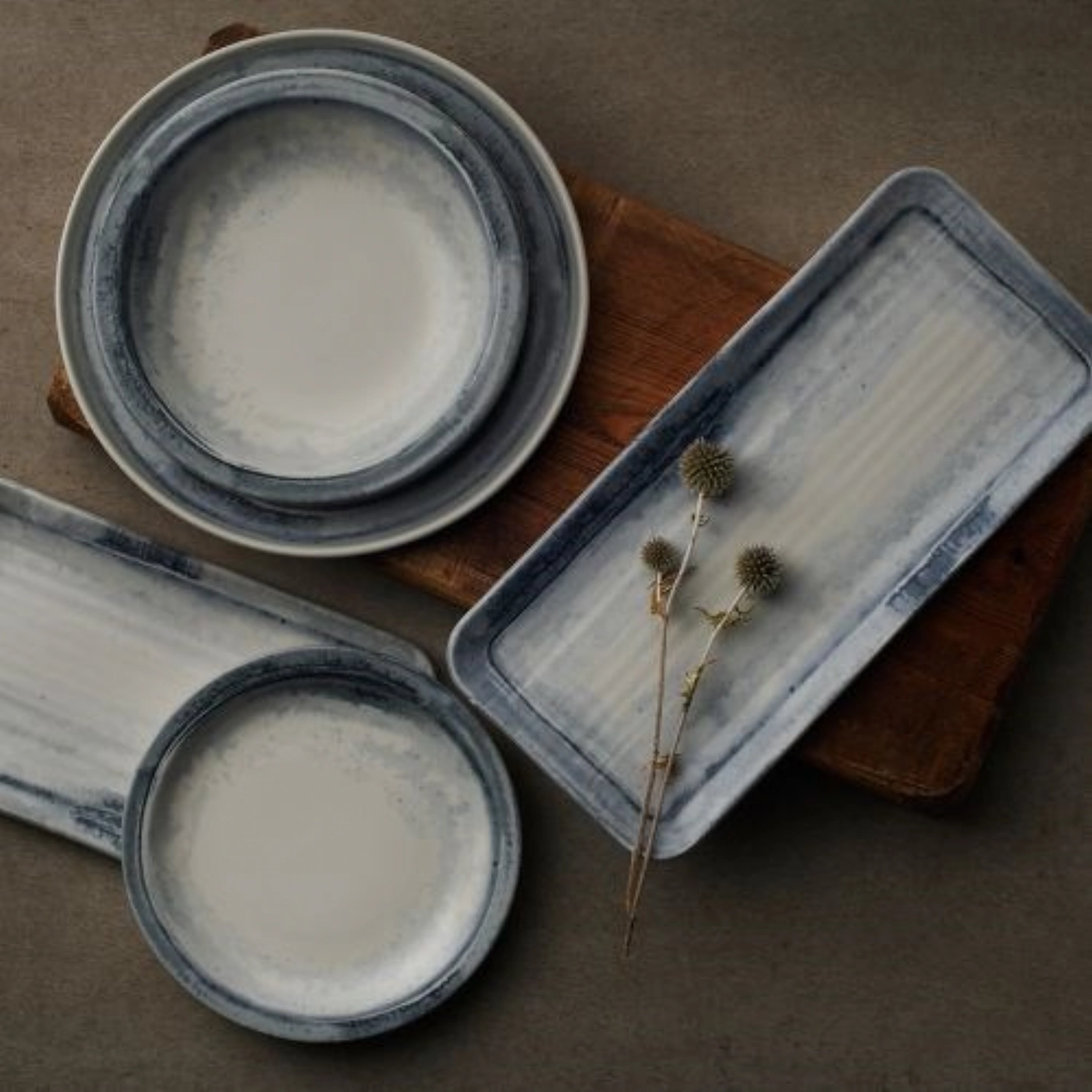 The Makers Collection Finca Limestone Organic Coupe Bowl