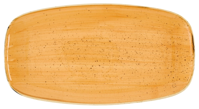 Stonecast Tangerine Chefs Assiette Oblong