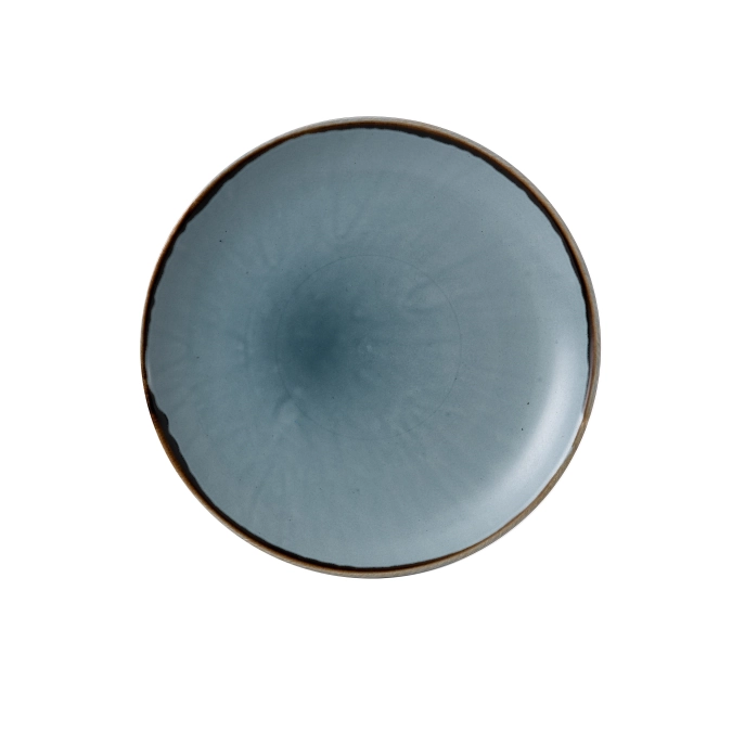 Harvest Blue Coupe Assiette plate