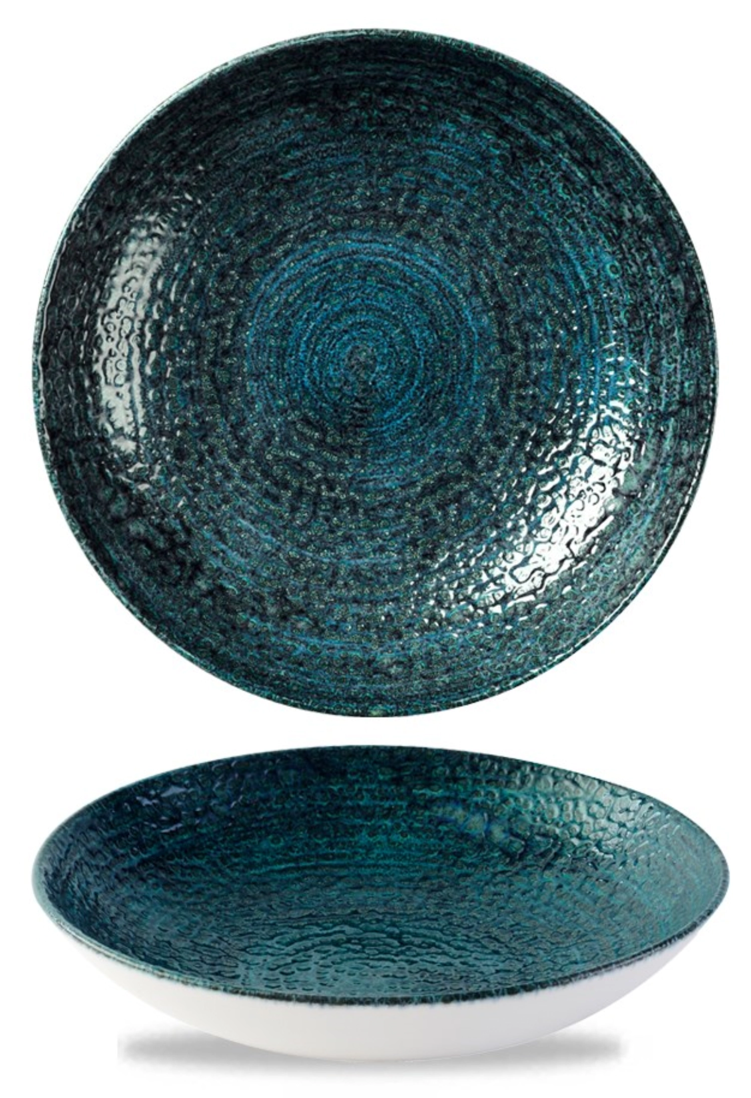 Homespun Chroma Marine Coupe Assiette creuse