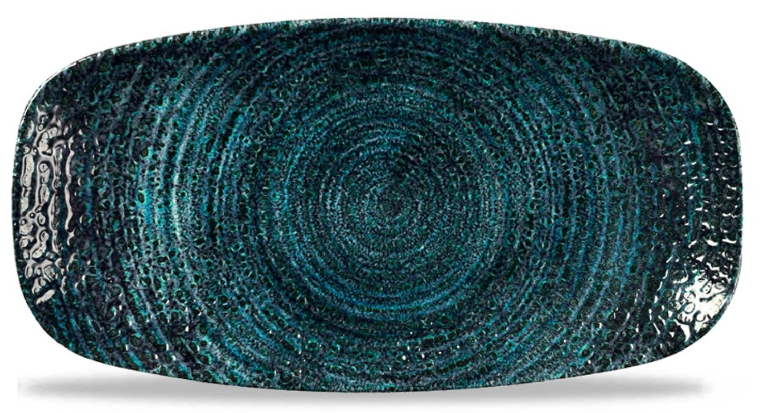 Homespun Chroma Marine Chefs Oblong Platte