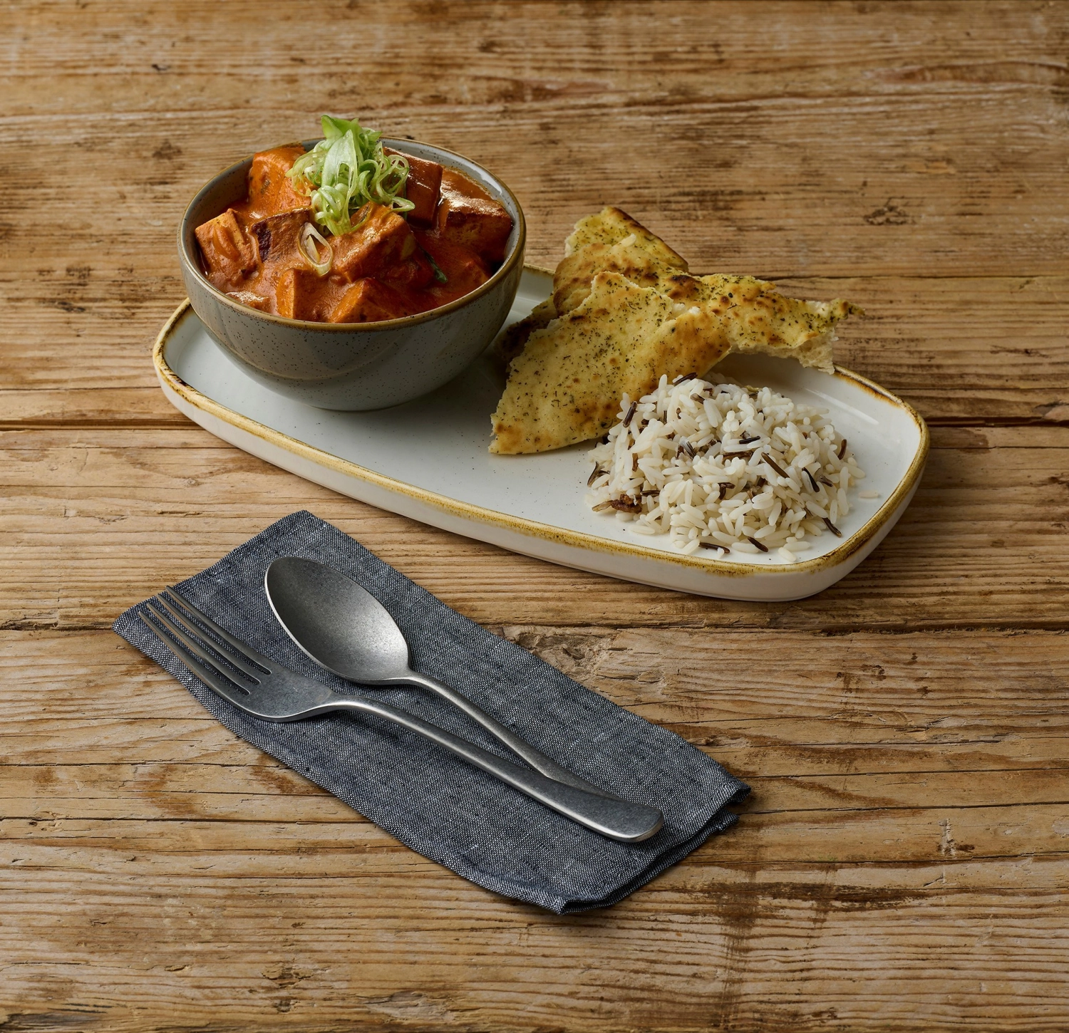 Stonecast Chefs Walled Oblong Plat Barley blanc