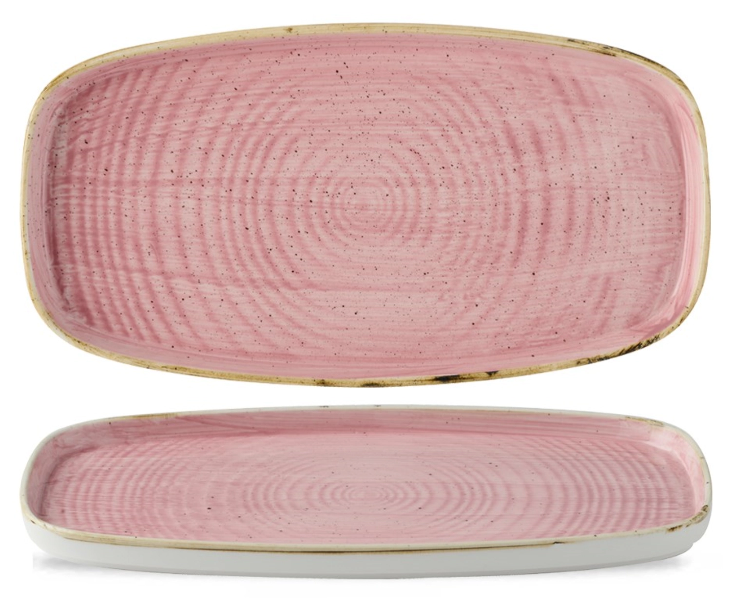 Stonecast Chefs Walled Oblong Plaque Petal Pink