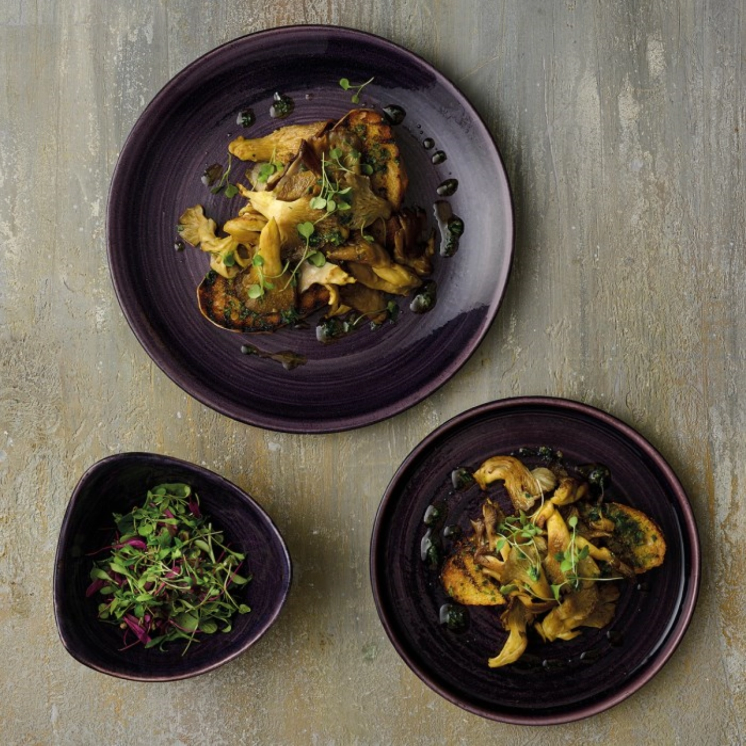 Stonecast Patina Deep Purple Coupe Assiette plate