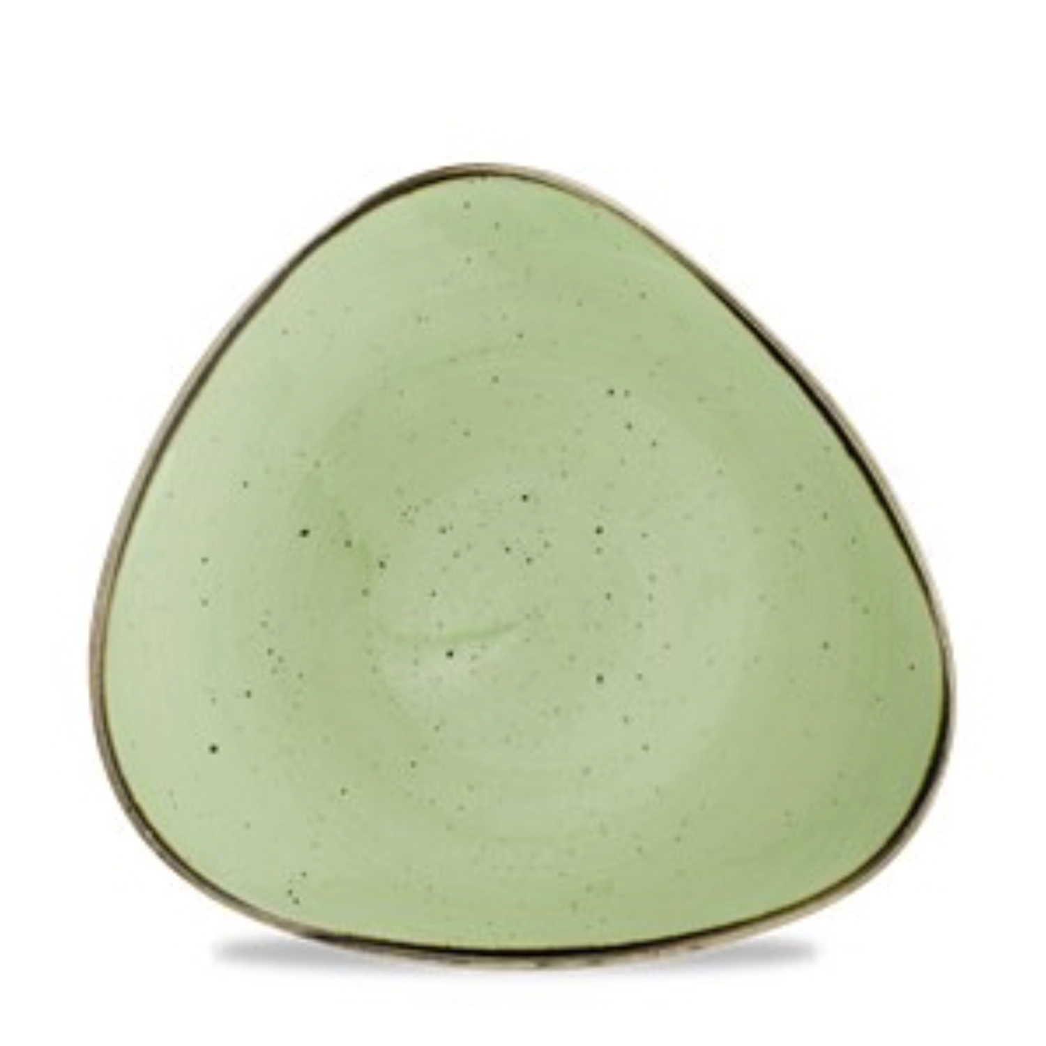 Stonecast Sage Green Triangle Assiette plate