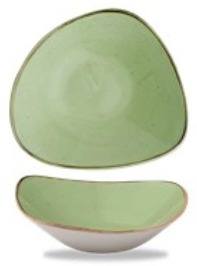 Stonecast Sage Green Bol triangulaire