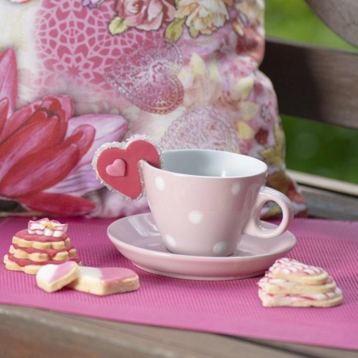 3x emporte-pièces de terrasse cœur, 2,3,4cm acier inoxydable