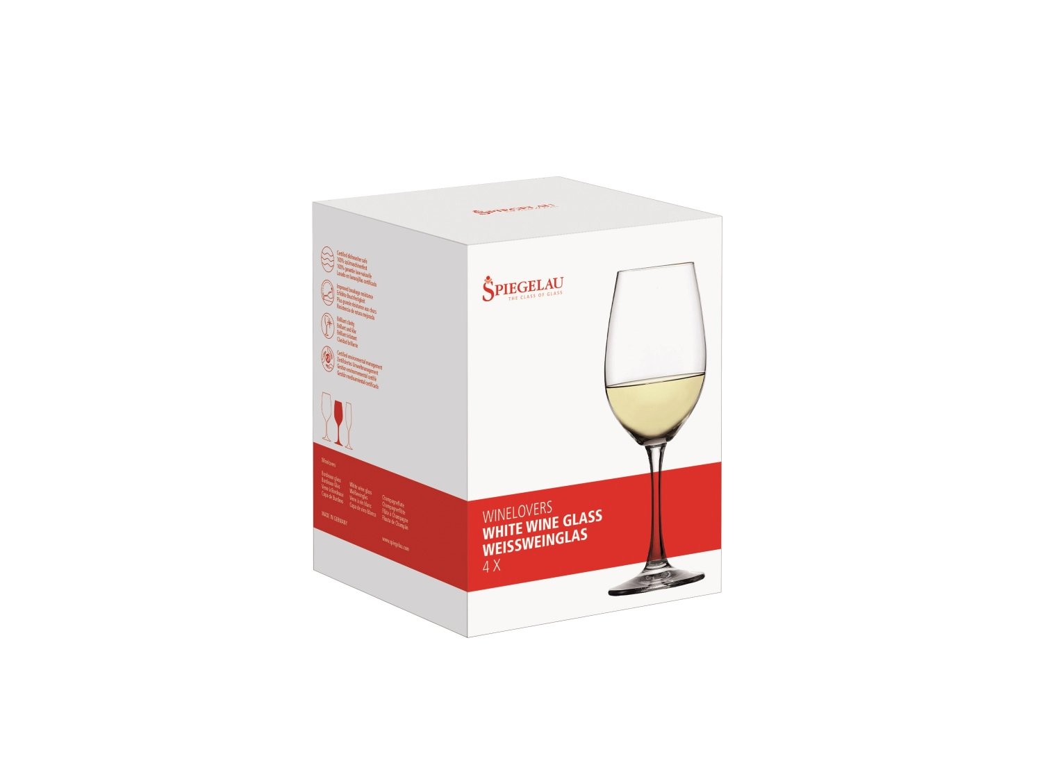 4er Set Winelovers Weinkelch 38cl