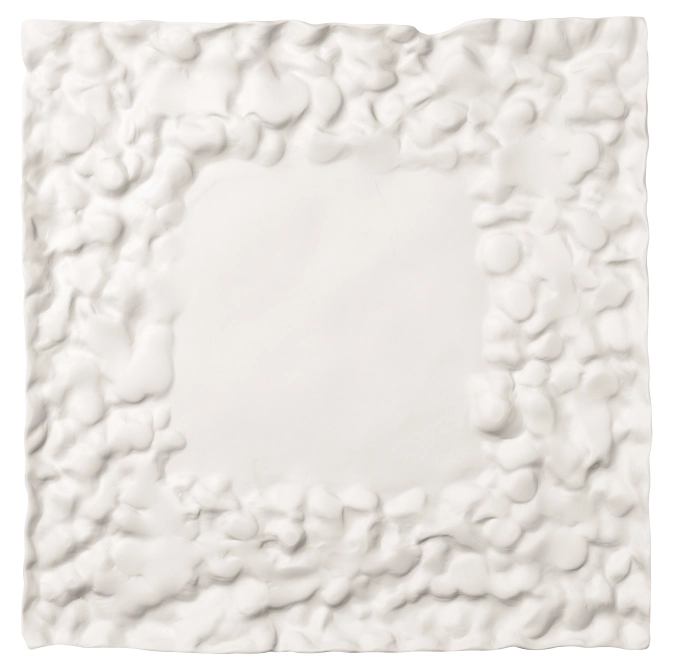 Materia plat carré 29x29cm non émaillé