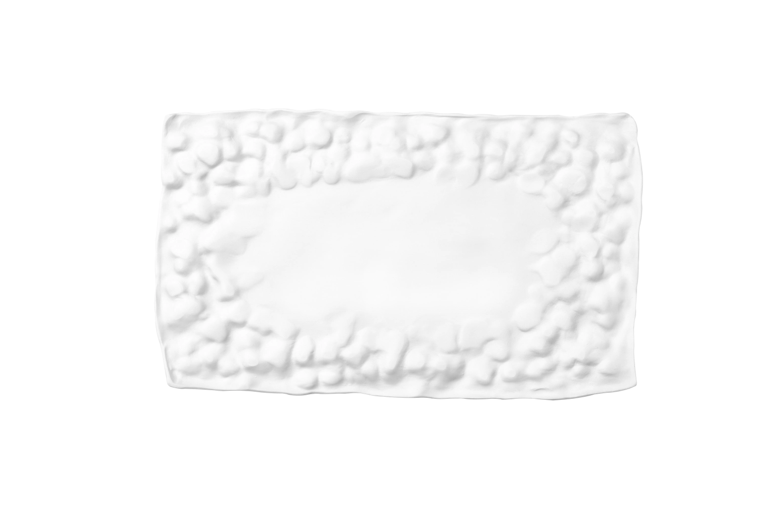 Materia Platte rechteckig 31x18.5cm glasiert