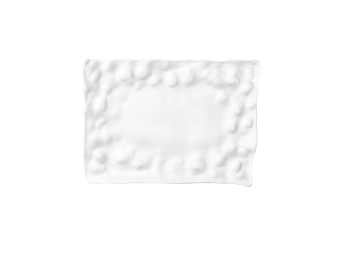 Materia plat rectangulaire 16x11cm émaillé