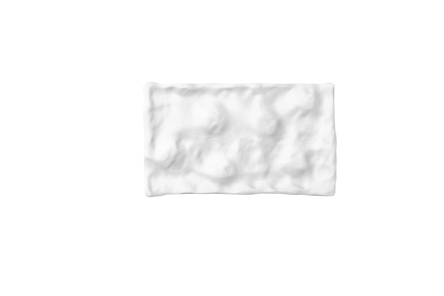 Materia panneau rectangulaire Vulcano non-émaillé