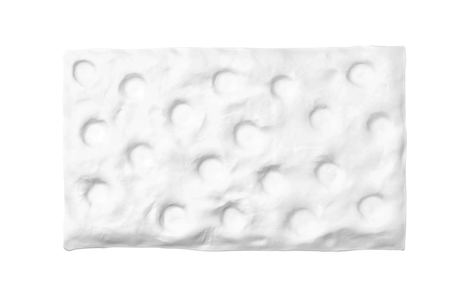 Materia Platte rechteckig glasiert