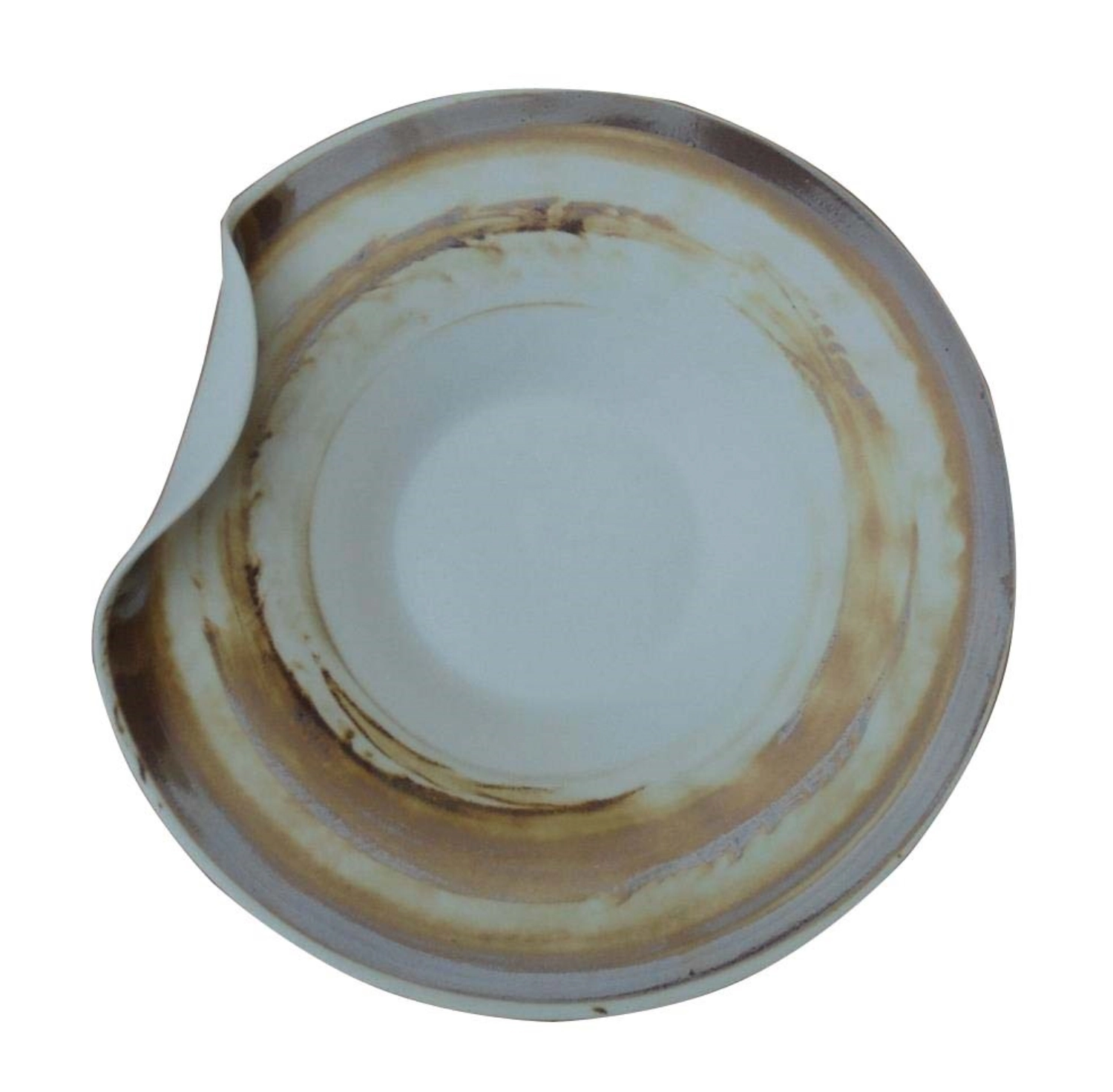 Diva Gourmet Assiette creuse incurvée 28cm marron mat