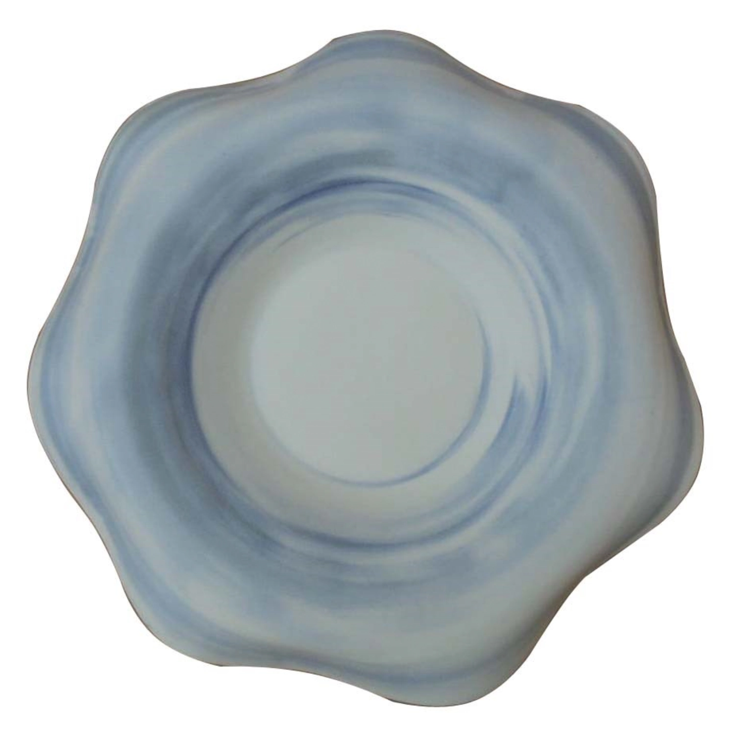 Diva Gourmet Assiette creuse deux faces 29cm bleu mat