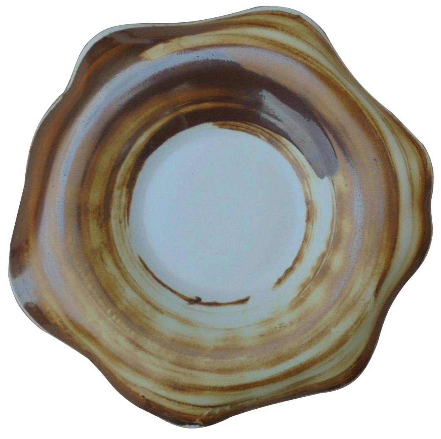 Diva Gourmet Assiette creuse double face 29cm brun mat