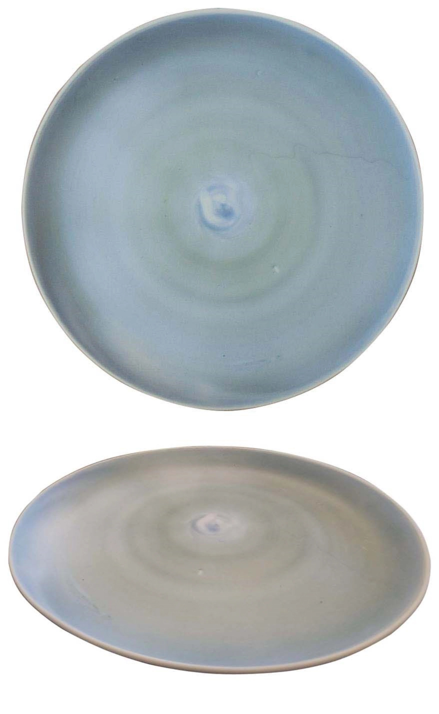 Diva Assiette creuse 27cm bleu mat