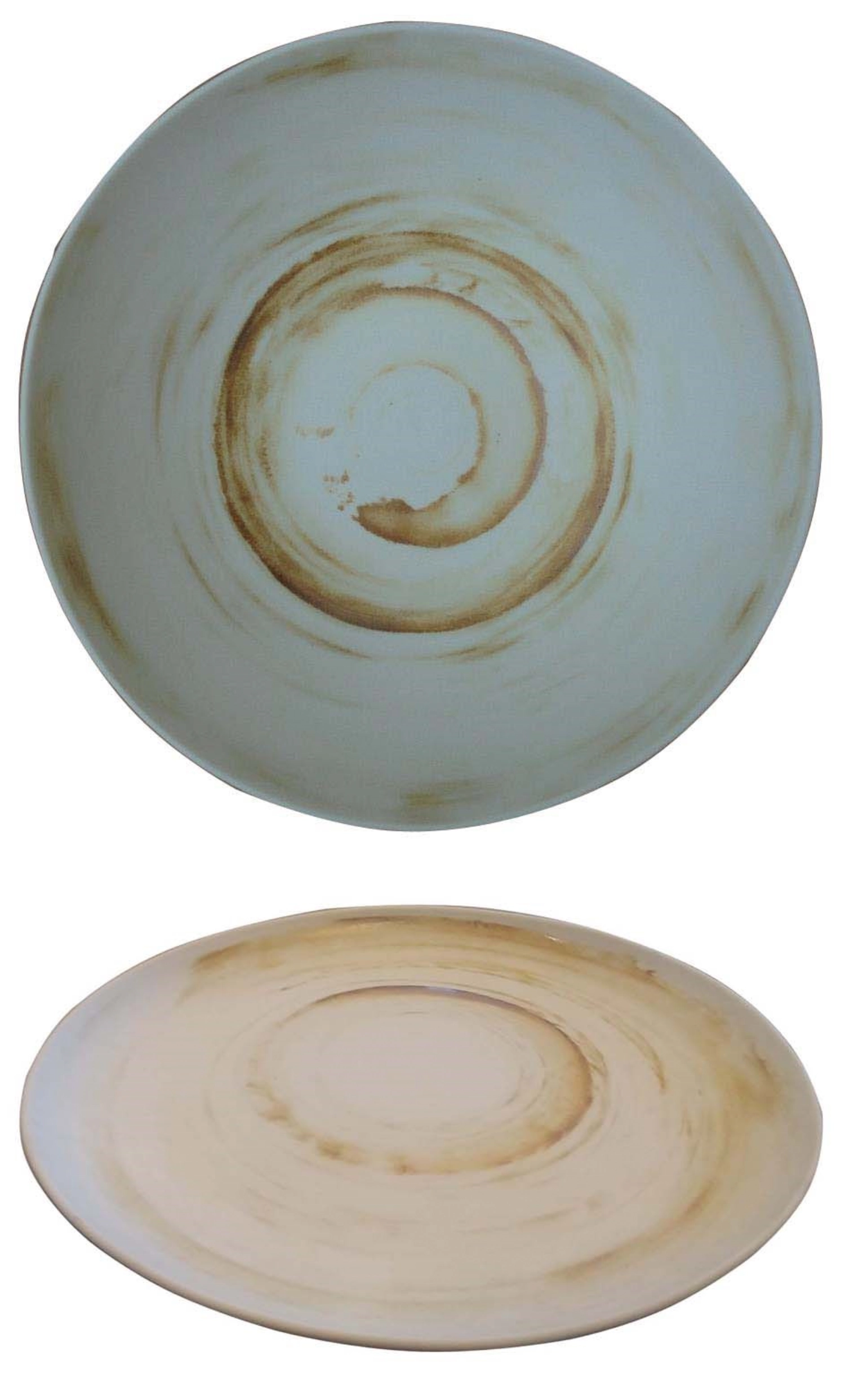 Diva Assiette creuse 27cm brun mat