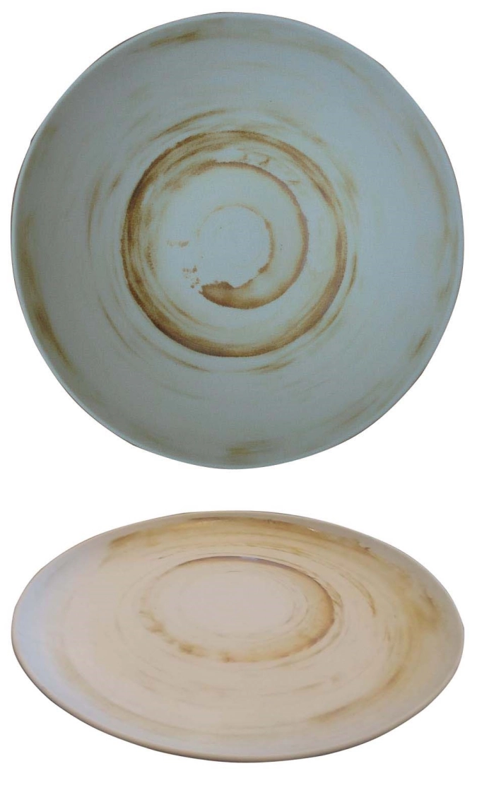 Diva Assiette creuse 27cm brun mat