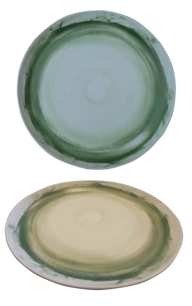 Diva assiette creuse 27cm vert mat