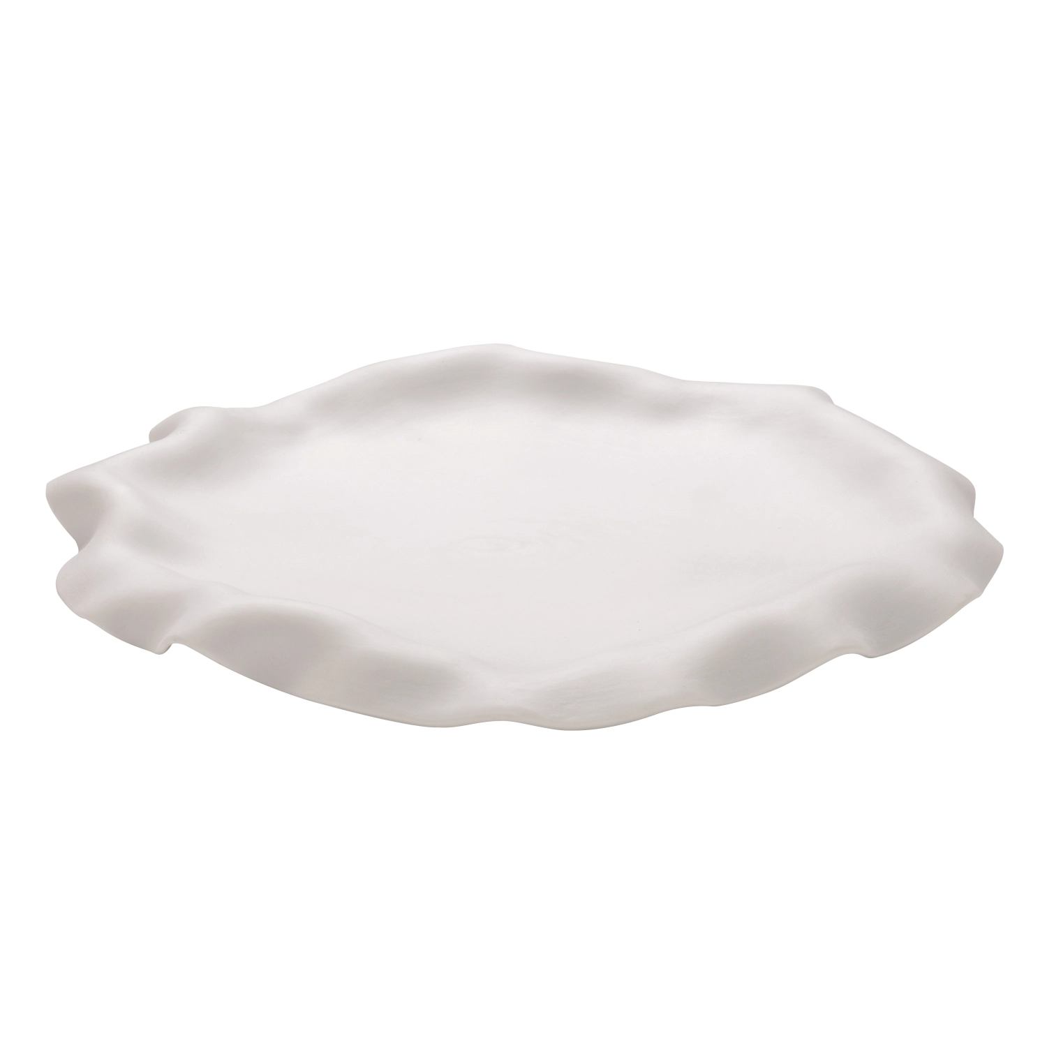 Seta.13 Assiette plate a. flap 10cm mate non émaillée