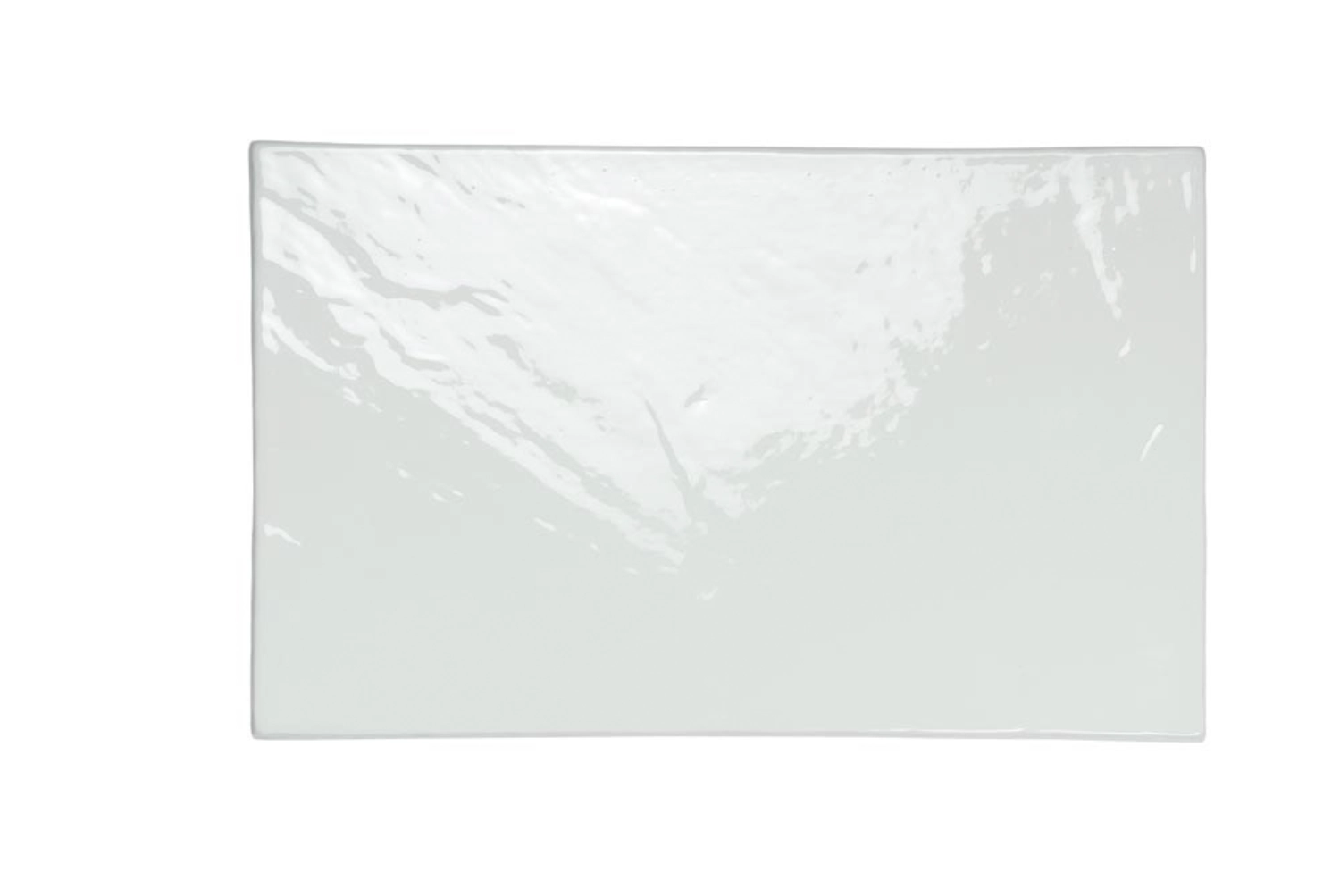 Evoluto white Plat rectangulaire 35x22cm