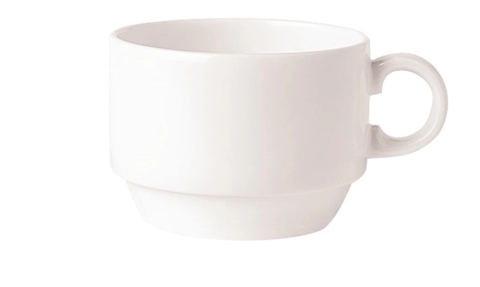 Moma Bone China Espresso Obertasse stapelbar 10cl