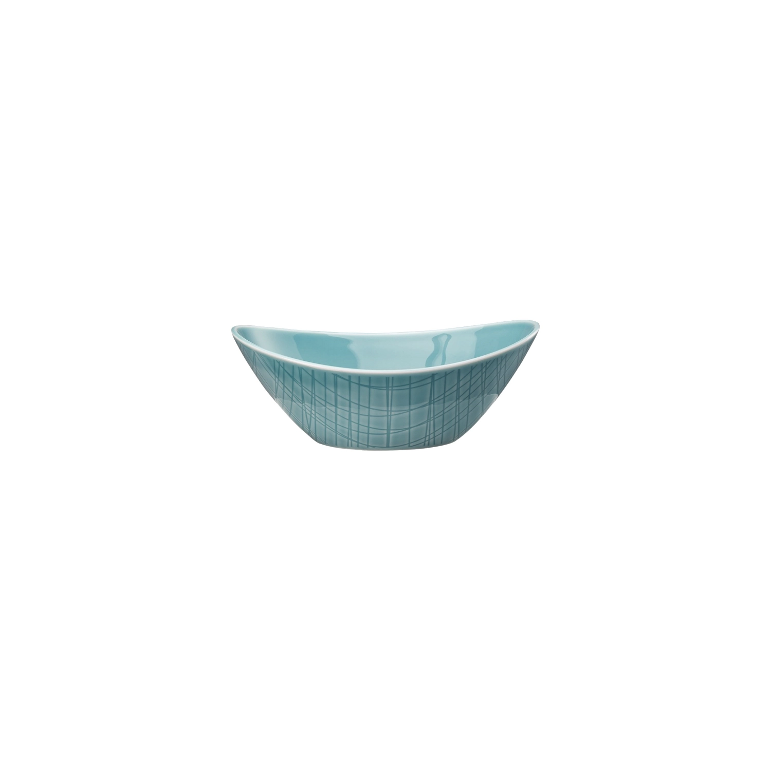 Mesh Colours Aqua Schüssel oval 16x12cm H6cm