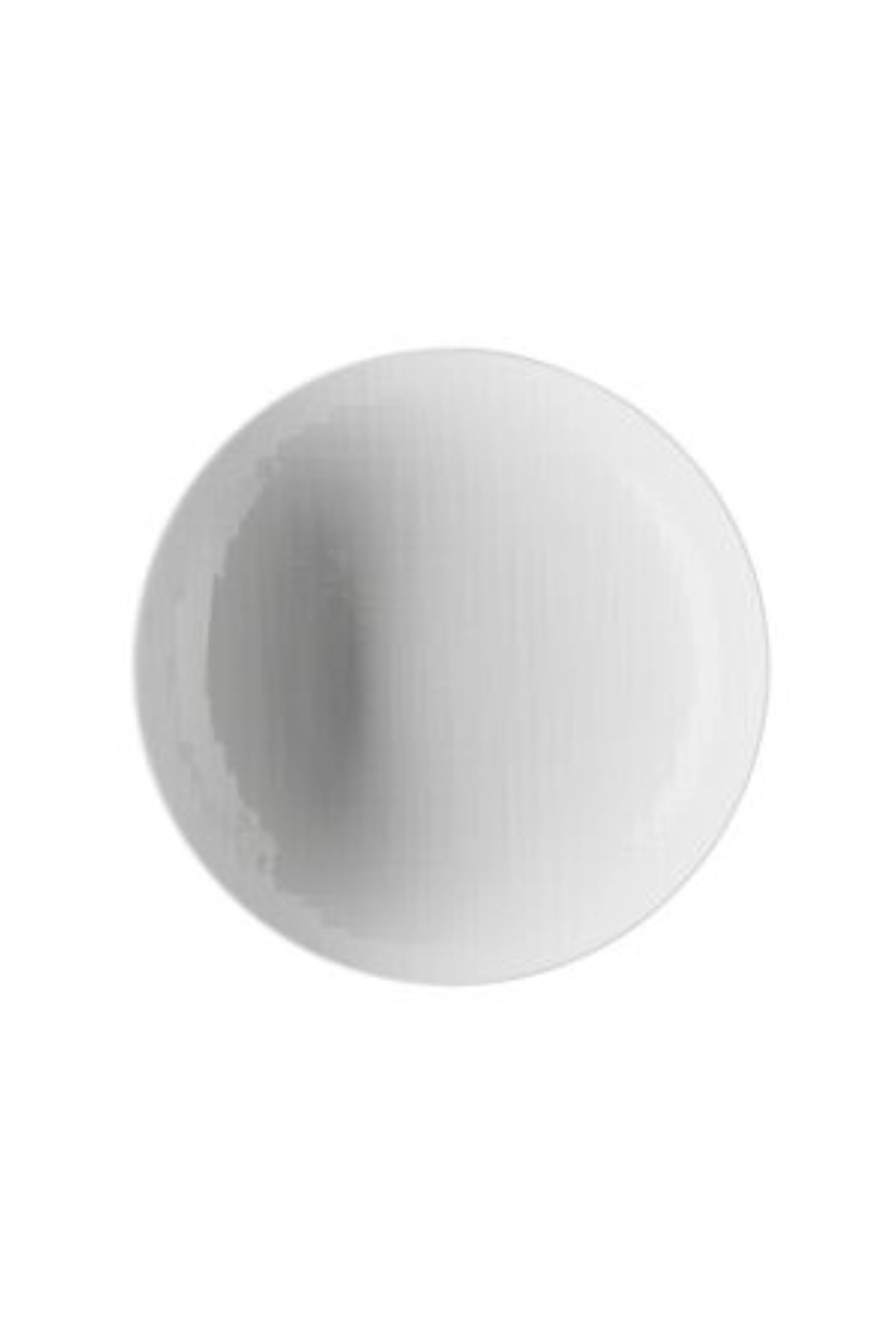 Mesh weiss Teller tief rund 25cm