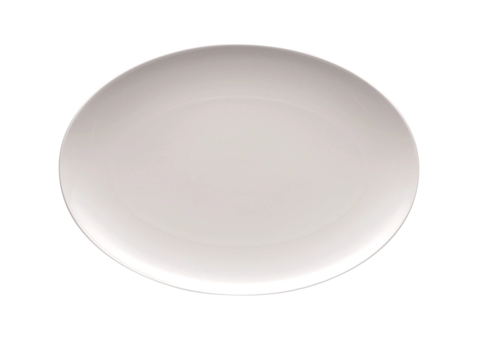 Loft by Rosenthal weiss Platte flach oval 40x28cm