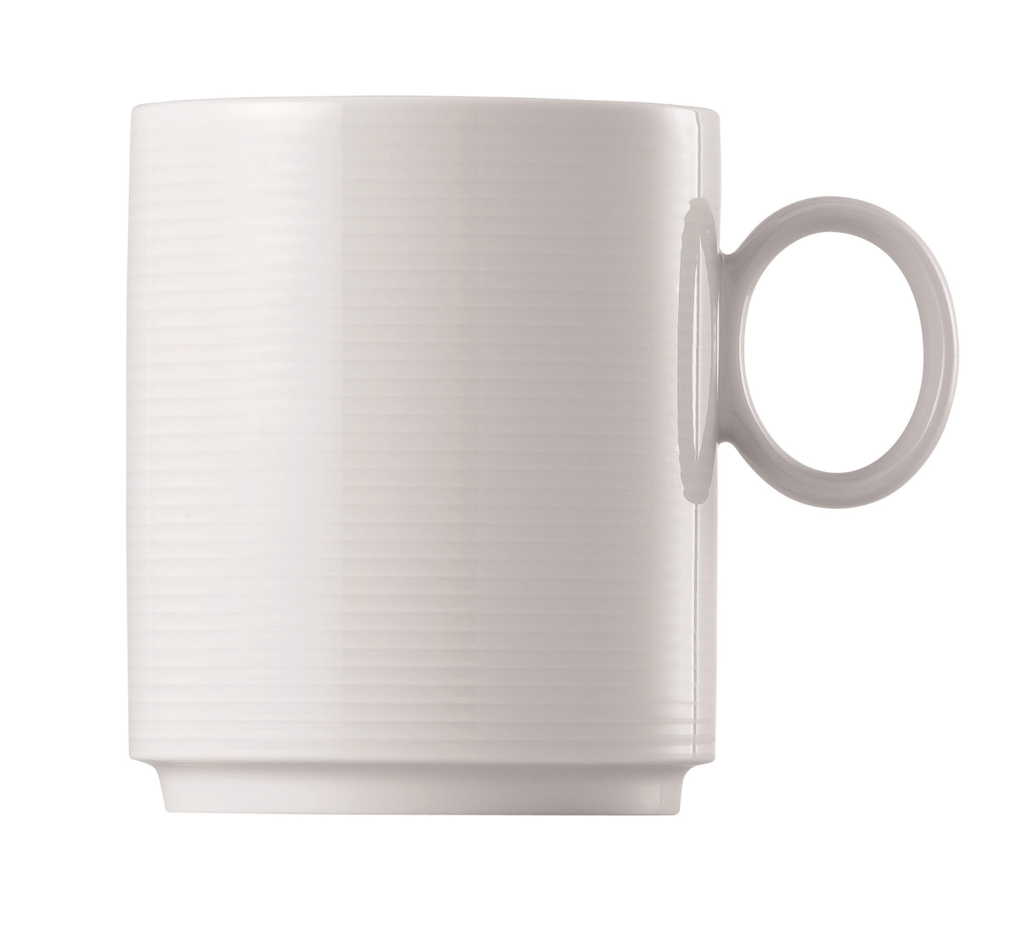 Loft by Rosenthal weiss Becher mit Henkel stapelbar 8.5cm H