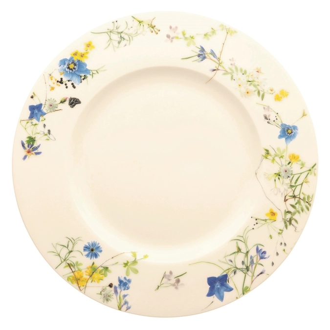 Brillance Fleurs des Alpes Assiette à déjeuner 23 cm